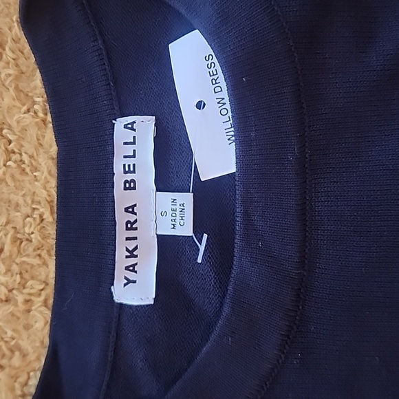 Yakira Bella Willow Dress Women's Size Small - NWT Black - Picture 4 of 10